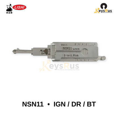 Original Lishi NSN11 Nissan 2-in-1 Pick & Decoder