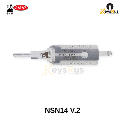 Original Lishi NSN14 Nissan/Infiniti/Subaru 2-in-1 Pick & Decoder