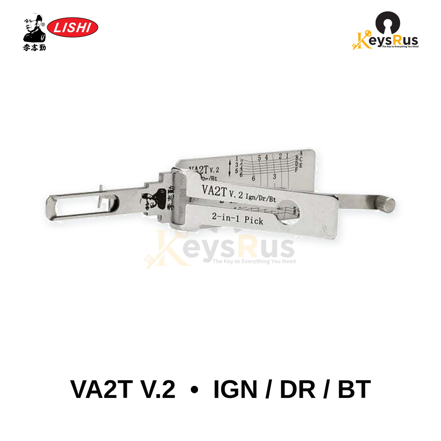 Original Lishi VA2T Hyundai/Kia/Smart 2-in-1 Pick & Decoder