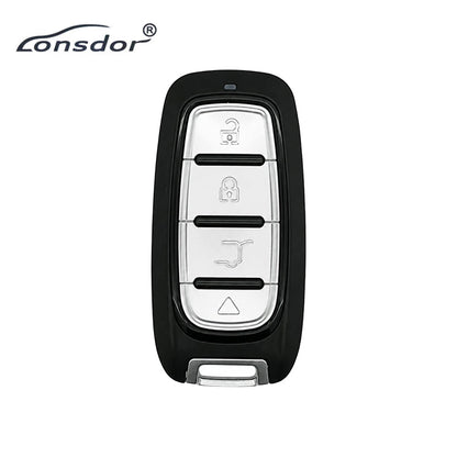 Lonsdor LK50-02 Chrysler-style NXP Series 4-button universal smart key