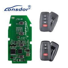 Lonsdor LT20-08 Smart Key PCB – 4-Button | 8A + 4D Chip | For Toyota & Lexus | Adjustable Frequency | FCC: HYQ14FBC / HYQ14FBE Compatible