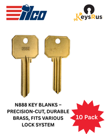N888 Key Blanks – Precision-Cut, Durable Brass, Fits Various Lock System
