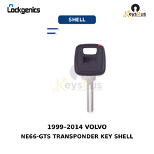 NE66-GTS Volvo Transponder Key Shell (1999-2014), Replacement Key Shell by ILCO