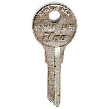 ILCO 100AM / AP5 Key Blanks – 10 Pack | Nickel Plated Brass | Master Key Compatible with Chicago, Diebold, Mosler, Steelcase & Trimark
