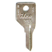 ILCO 1866-13 / PU13 Key Blanks – 10 Pack | Compatible with Furniture & Toolbox Locks | Nickel-Plated Brass
