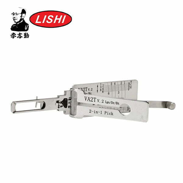 Original Lishi VA2T 2-in-1 Pick & Decoder – Hyundai / Kia / Smart Fortwo | Door & Trunk | VA2T Keyway