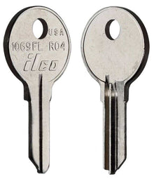 1069FL / RO4 Key Blank for Freezer Locks and Cabinets – 10/Pack