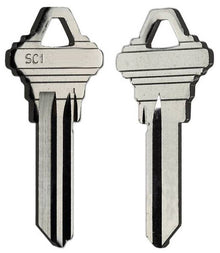 SC1-NP LockGenics Key Blanks – 50 Pack – Premium Key Blanks for Residential & Commercial Locks