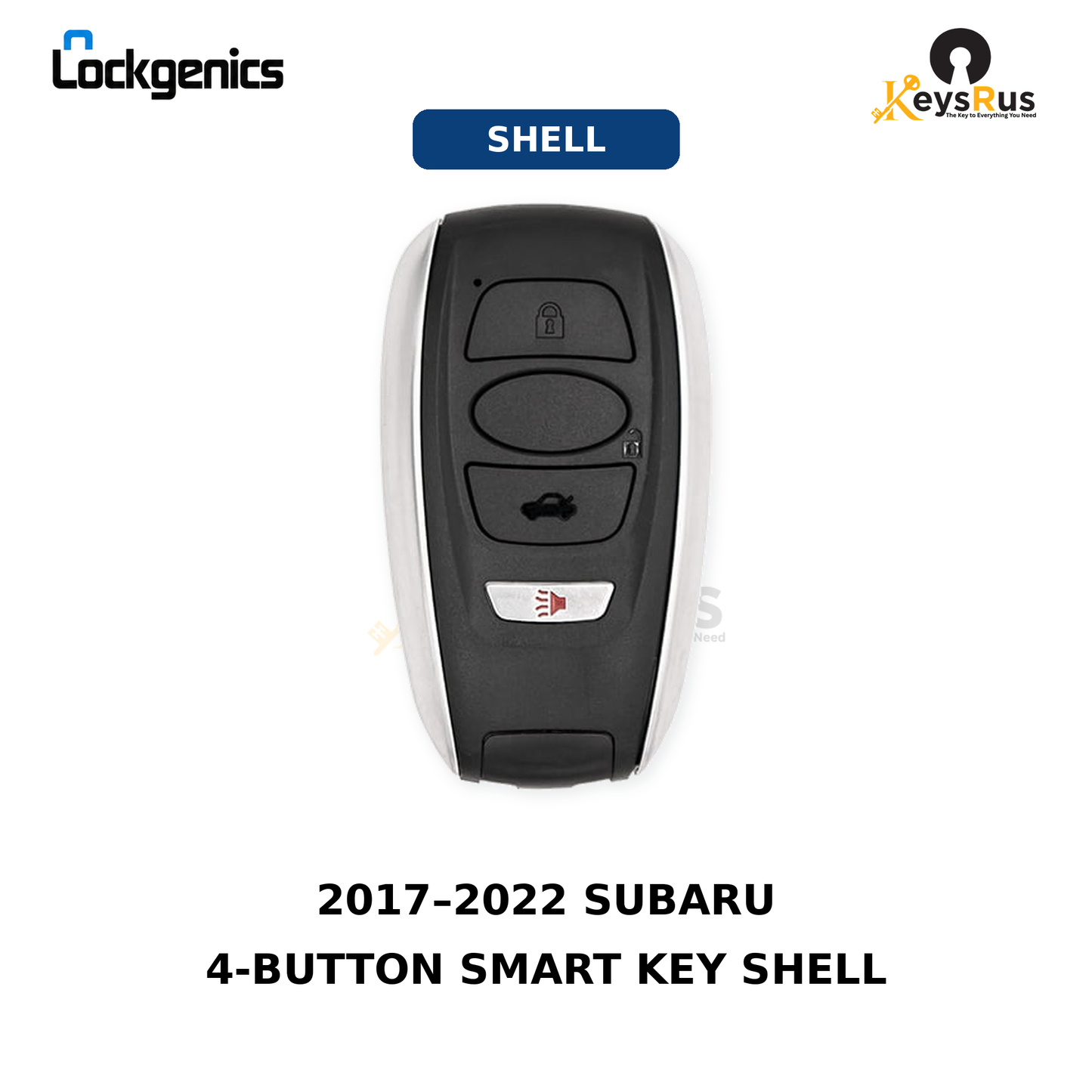 Subaru 4-button smart key shell