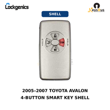 Toyota Avalon 4-Button Smart Key Shell, FCC ID: HYQ14AAF, Compatible with LT20-03, 2005, 2007, Aftermarket Replacement