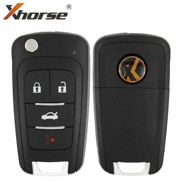Xhorse – GM Style / XNBU01EN / 4-Button Flip Remote Key for VVDI Key Tool (Wireless)