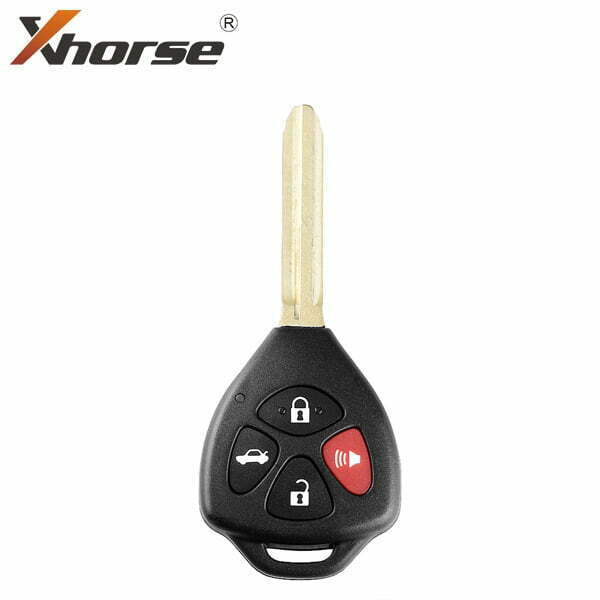 Xhorse - Toyota Style / 4-Button Universal Remote Head Key for VVDI Key Tools - XM5118 Chip - (Wireless)