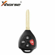 Xhorse - Toyota Style / 4-Button Universal Remote Head Key for VVDI Key Tools - XM5118 Chip - (Wireless)