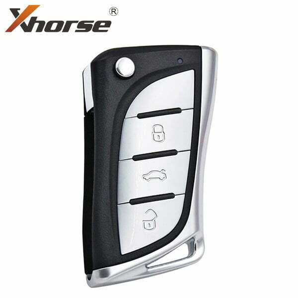 Xhorse VVDI Super Remote – 3-Button Toyota/Lexus Style Flip Key (XT27A66)