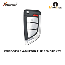 Xhorse, Super Remote / Knife Type / 4-Button Universal Flip Key / XEKF20EN Purple Package