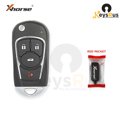 Xhorse XKBU22EN packaging view - red packet - Keysrus second image