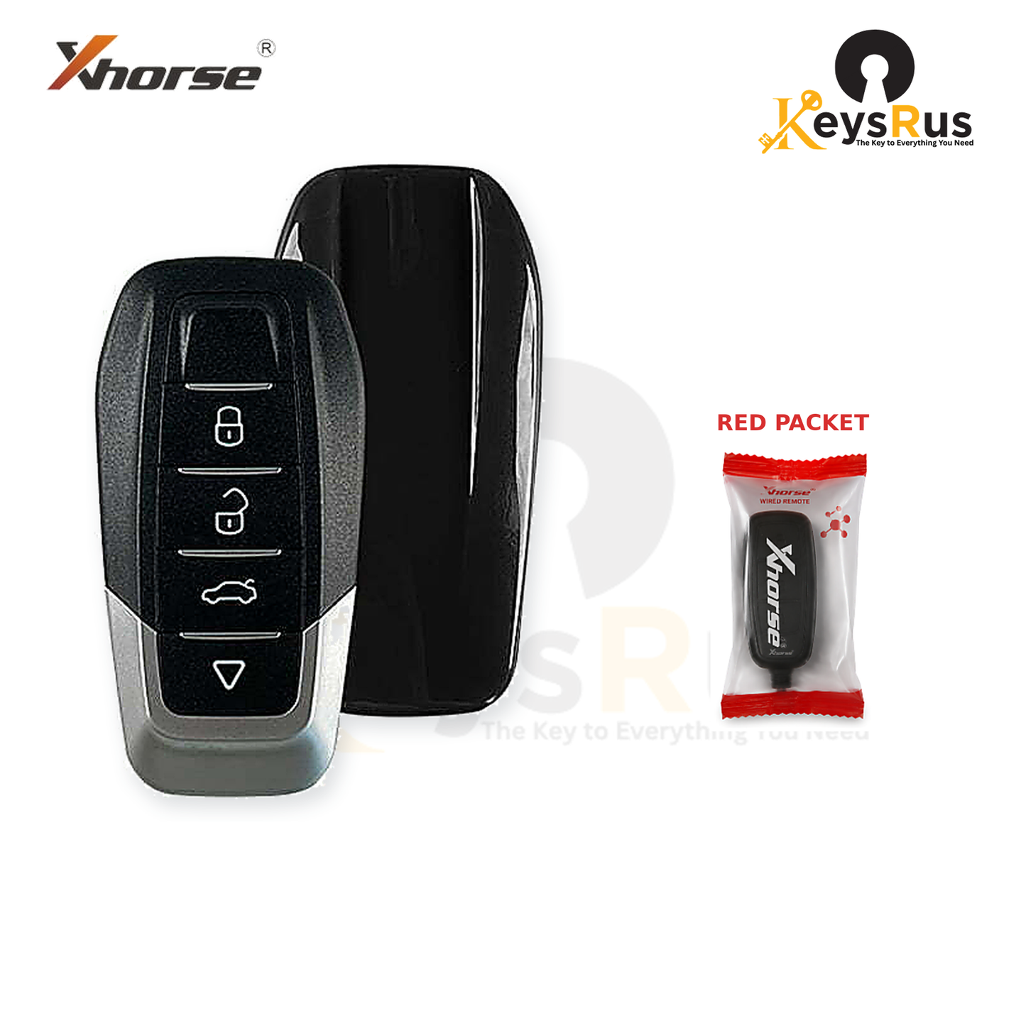 Xhorse XKFEF6EN packaging view - red packet - Keysrus second image