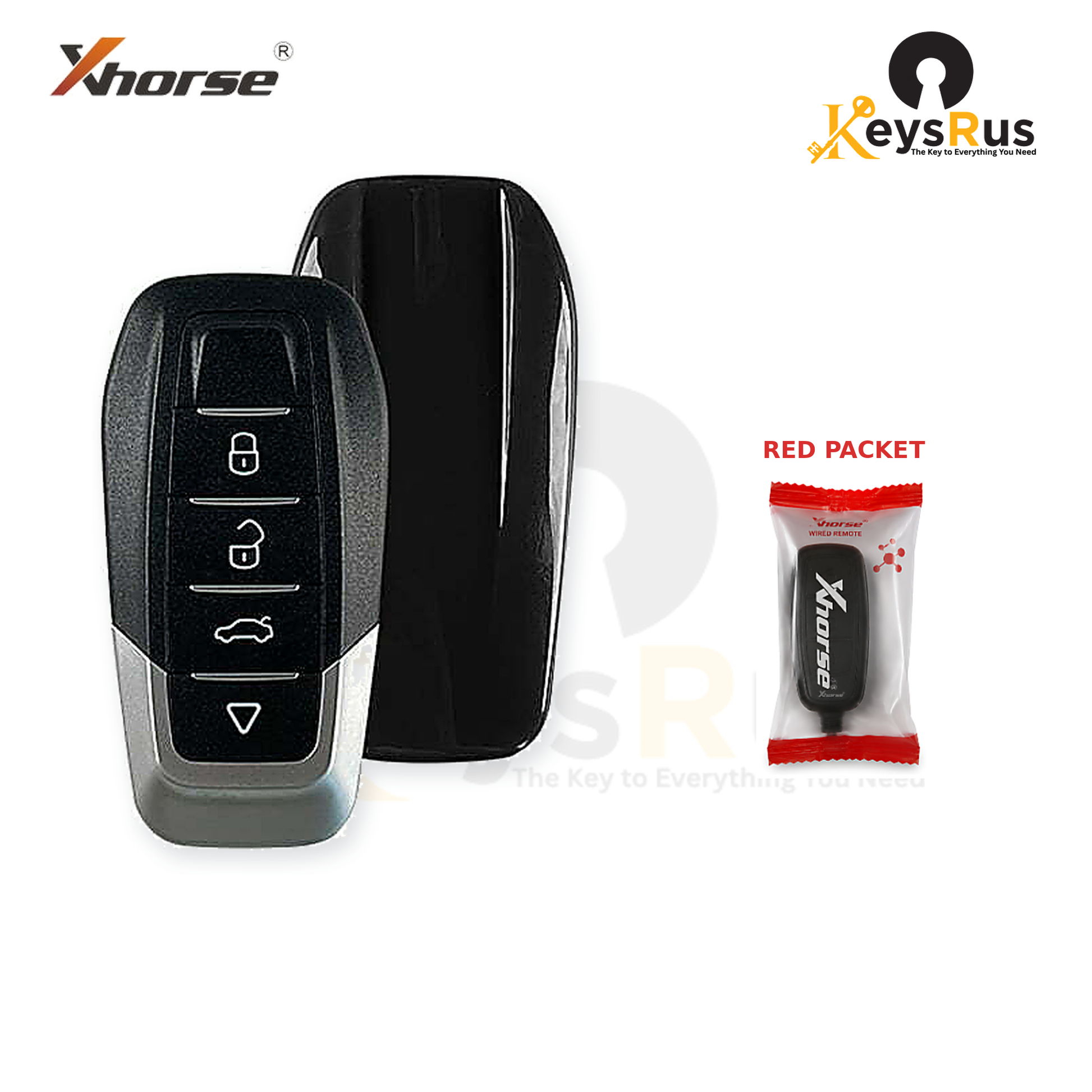 Xhorse XKFEF6EN packaging view - red packet - Keysrus second image