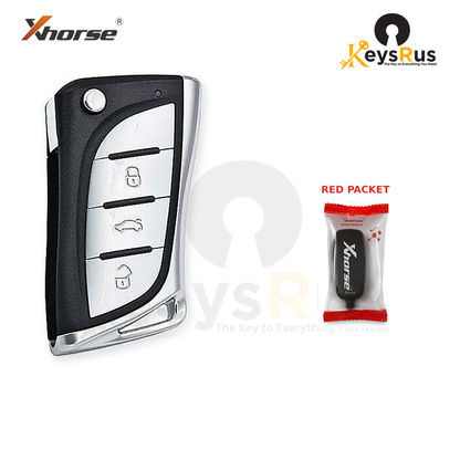 Xhorse XKLEX5EN packaging view - red packet - Keysrus second image