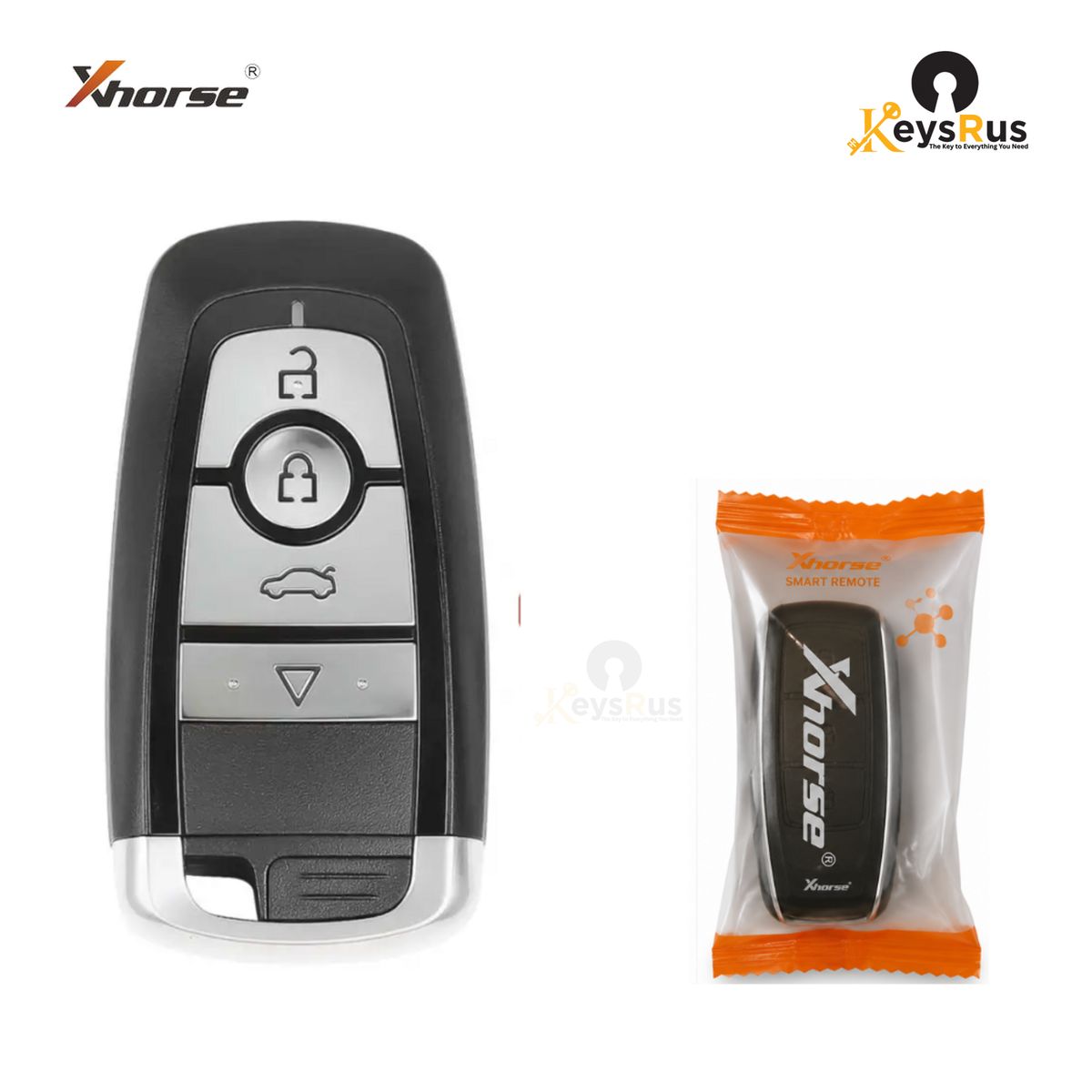 Xhorse Ford Style 4-Button Universal Smart Key, XSF002EN / XM38