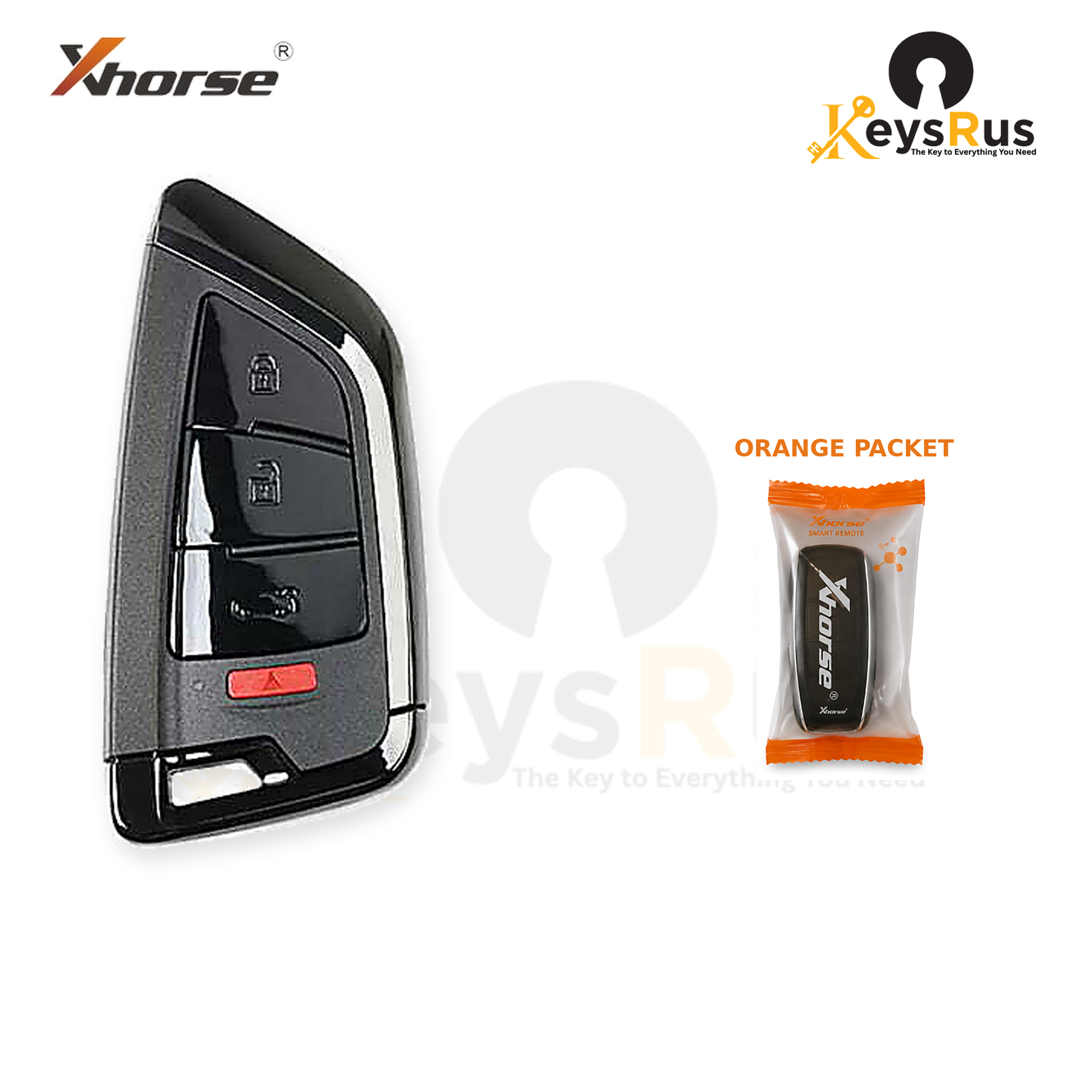 Xhorse XSKF21EN packaging view - orange packet - Keysrus second image