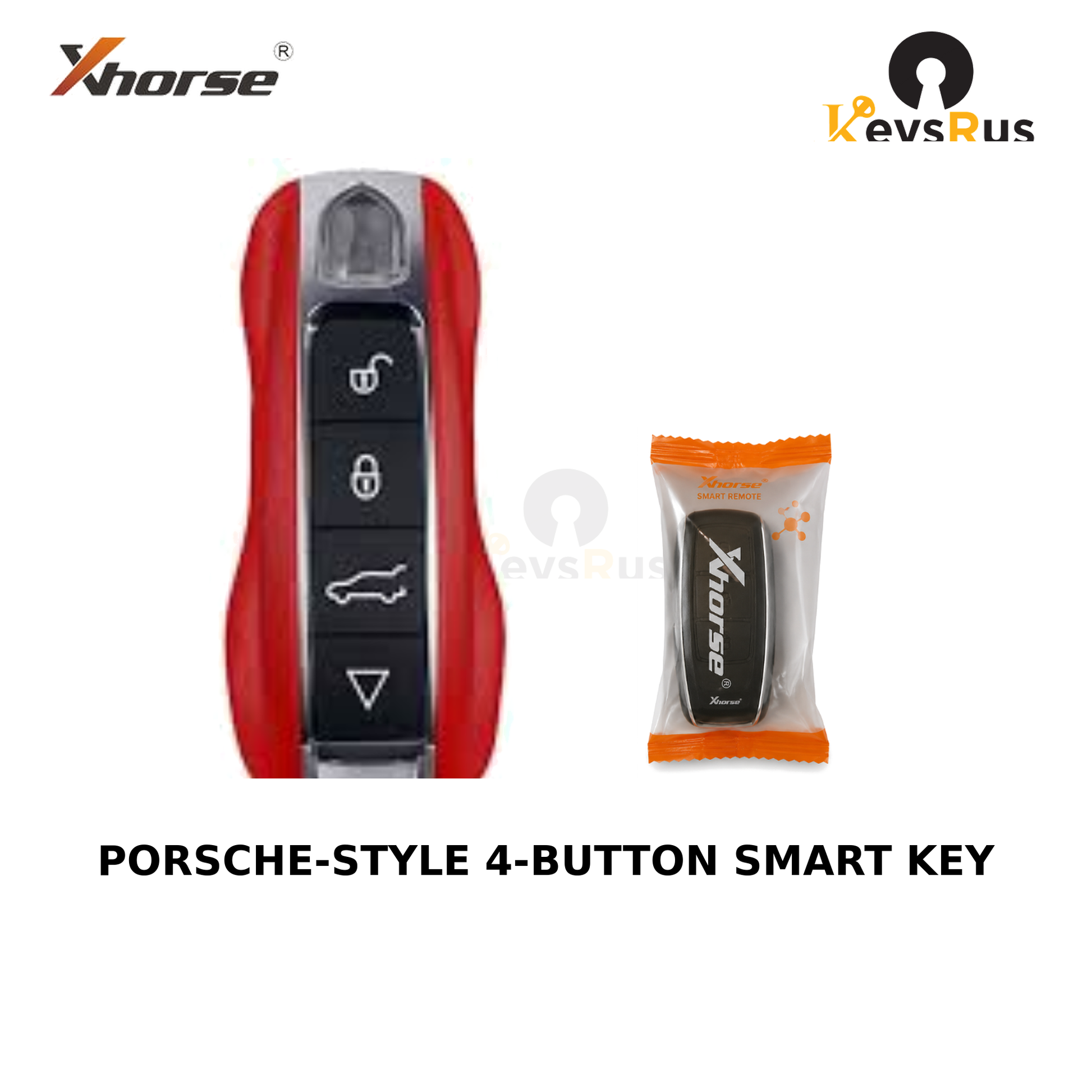 Xhorse, Porsche Style / 4-Button Universal Smart Key / XM38 / XSPS01EN