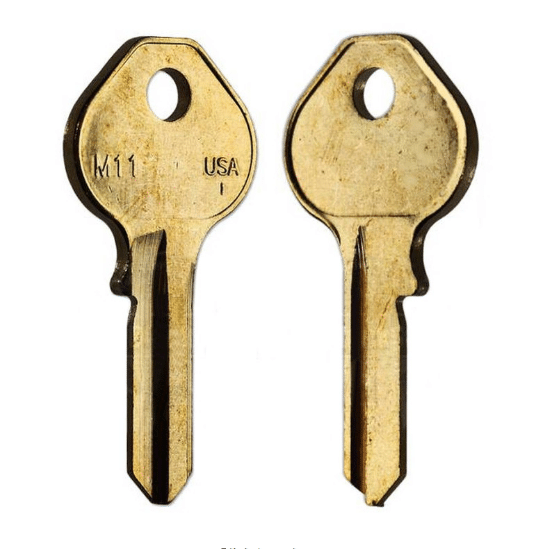 M11 key blank