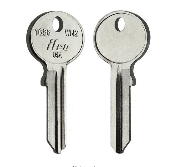 1686 WN2 Key Blank