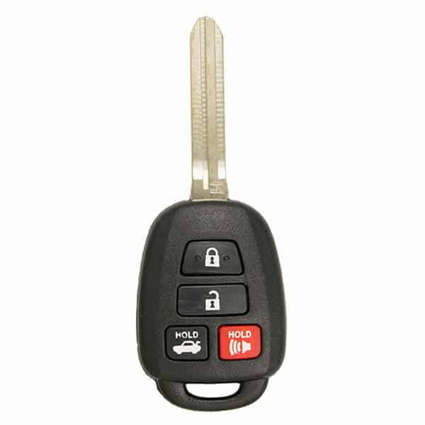 2014-2019 Toyota Camry / 4-Button Remote Head Key / FCC ID: HYQ12BDM (H Chip) / PN: 89070-02880 (Aftermarket)