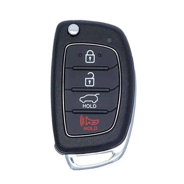 2015-2019 Hyundai Santa Fe / WITH CHIP / 4-Button Flip Key / TQ8-RKE-4F31 (Aftermarket)