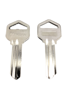 CN22 / Y1 Thin key blank front and back