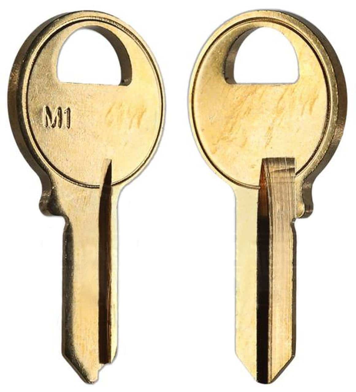 M1-BR key blank for mail box