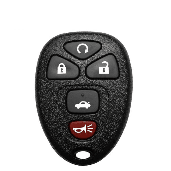 2004-2013 GM / 5-Button Keyless Entry Remote / PN: 22733524 / KOBGT04A (AFTERMARKET)