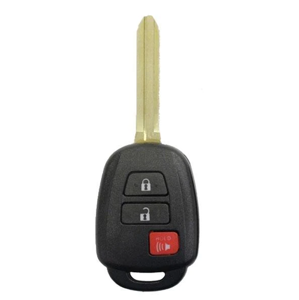 2013-2019 Toyota / 3-Button Remote Head Key / HYQ12BDM / (H CHIP) (Aftermarket)