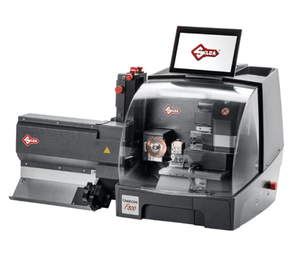 ILCO – Unocode F800 All-On-One Solution For Duplicating By Code Flat Keys, Automating The Key Feeding, Engraving, Cutting and Sorting