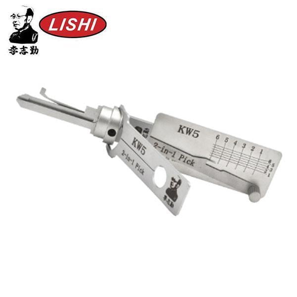 ORIGINAL LISHI – KW5 / 6-Pin – Kwikset Keyway Tool / 2-In-1 Pick & Decoder  / AG - keysrus