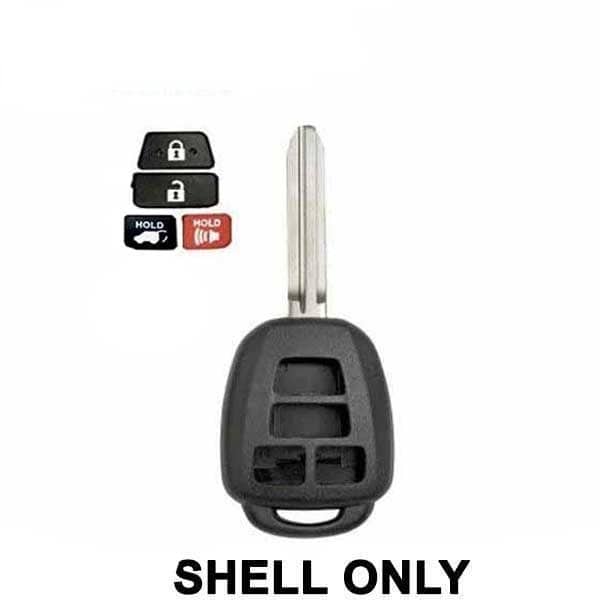 keysrus|2013-2018 Toyota RAV4 / 4-Button Remote Head Key SHELL / (AFTERMARKET) Bundle of 10